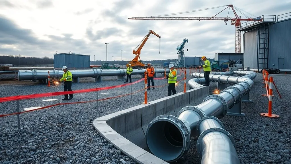 Gas & Oil Pipe Ducting & Installation in Gravesham