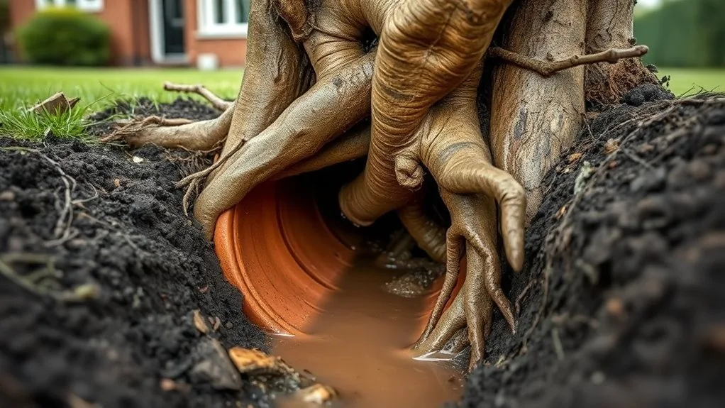 Tree Root Damage in Drains | Detection & Removal in Gravesham